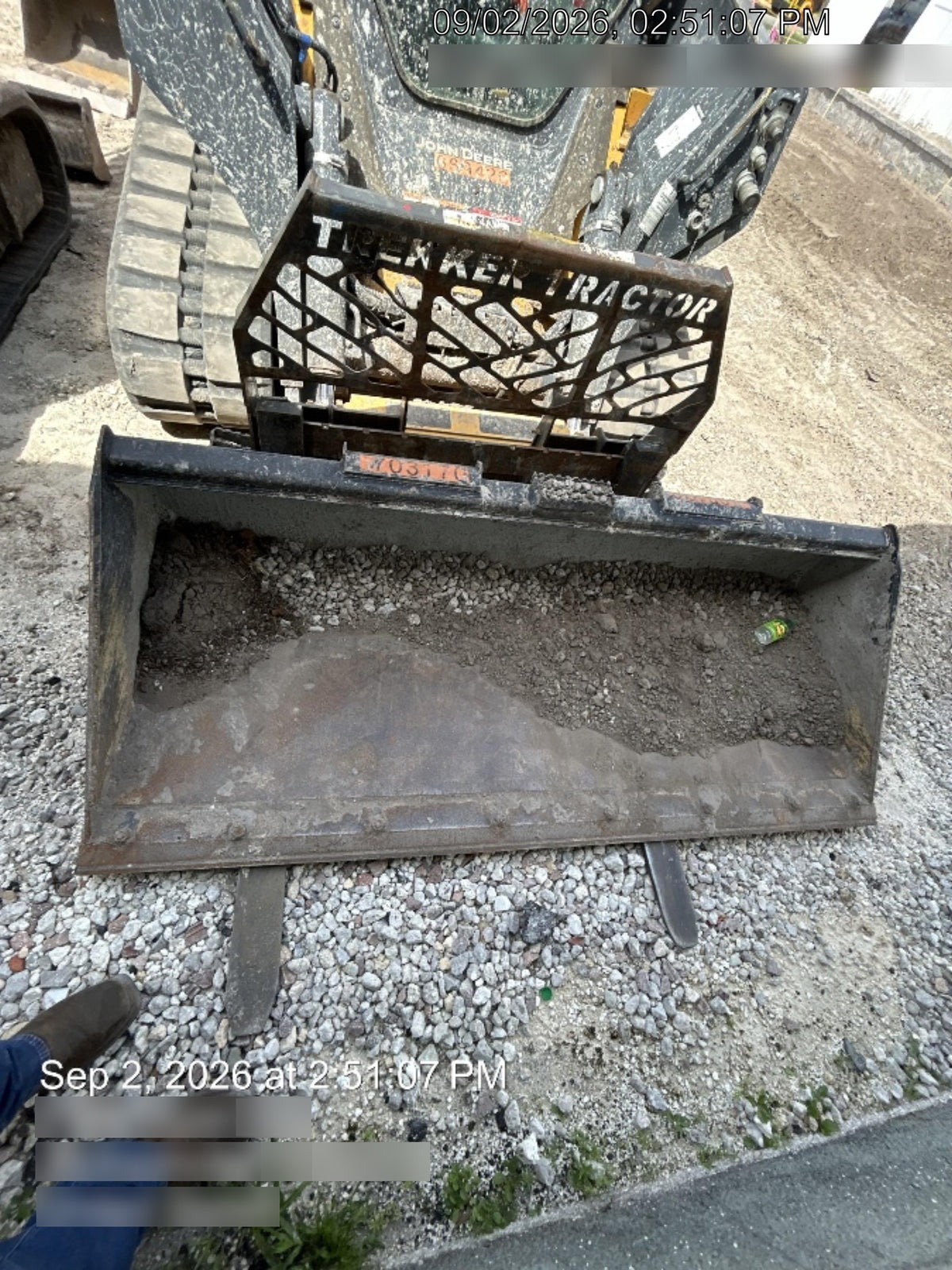 2017 BRADCO 48" Skid Loader Pallet Forks