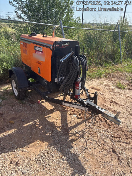 2022 Lincoln Electric LE400 Kubota V1505, Trlr, Cable Rack, Light Kit, ES Decals, T3