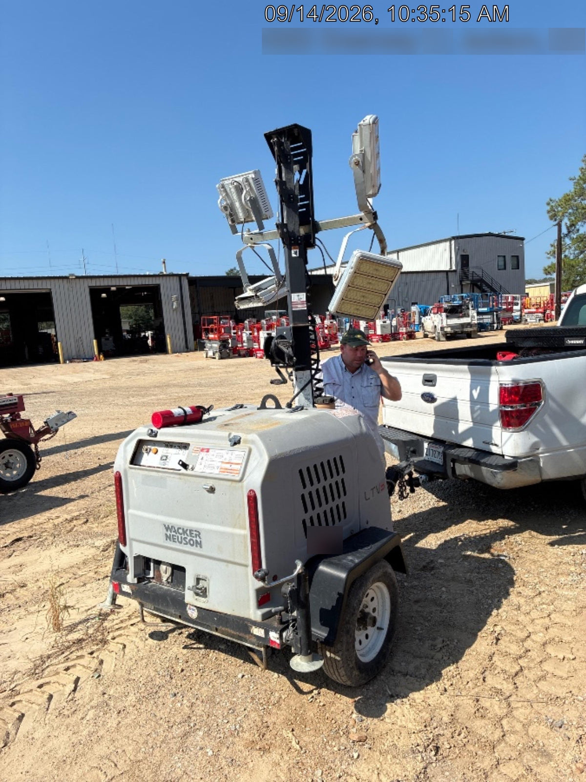 2020 Wacker Neuson LTV6K LTV6K-METAL HALIDE LIGHT TOWER, 60HZ, KUBOTA, LED 300