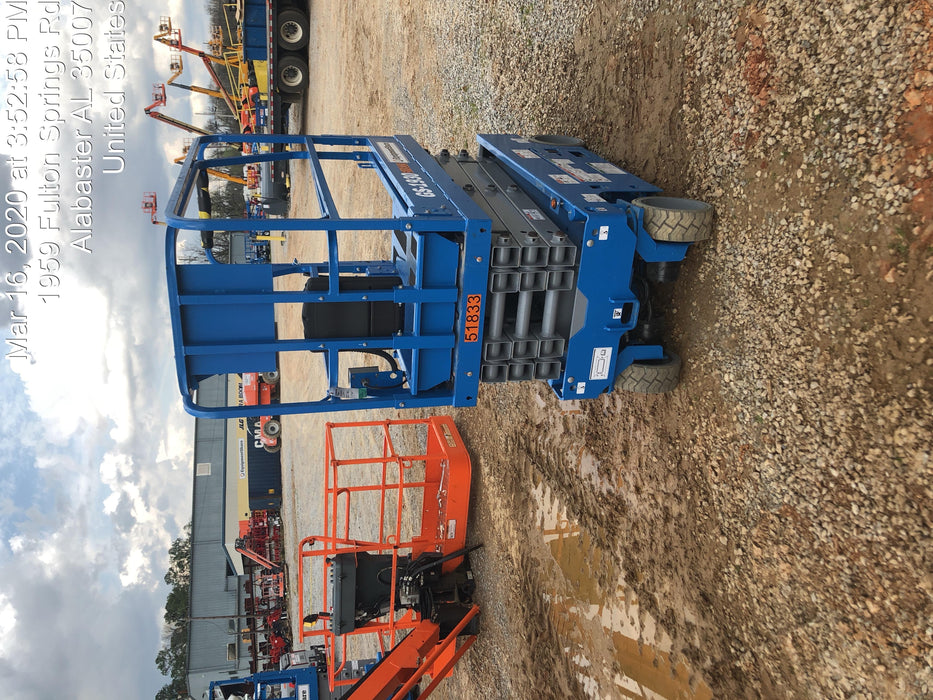 2019 Genie GS-1930 Fixed Rails with Chain Entry