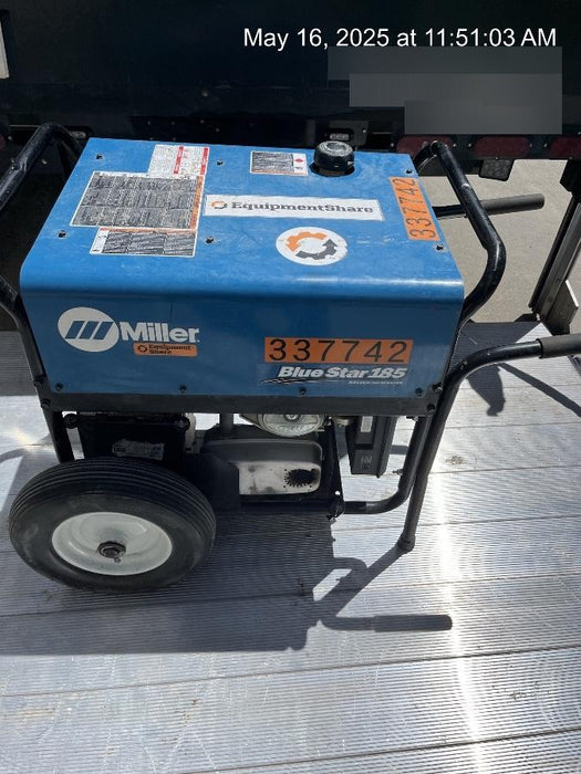 2023 Miller Electric Blue Star 185 Engine Driven Welder, Electric Start, 13 hp, Gas, 6,500 W Peak 907664