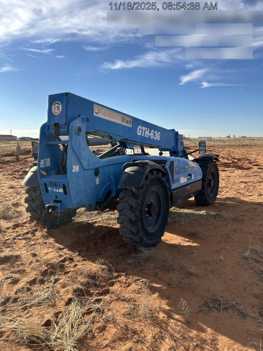 2018 Genie GTH-636 Genie GTH-636 w/Open ROPS, Solid Tires, Work Light/Beacon, 48" Carriage and Forks