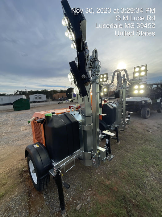 2023 Wanco WLTT-4MM4K Diesel, Deep Sea Controller, Shore Power Plug, Auto Start, (4) 350W LED Floodlights, 4kW Generator, 60 Gal Fuel Tank, 2" Ball, T3