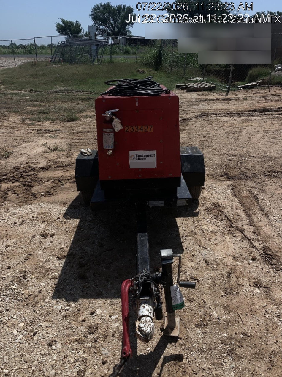 2022 Shindaiwa DGW400MDL Kubota D902 Engine, 23 HP, Dual Op Welder, Wire, Arc, Droop Stick, Tig, and CC Stick Functionality, Simulphase, 3 Phase and 1 Phase Gen Output, Single Axle NB Trlr, Slr Trckl Chrg 12V 12W, Fire Ext