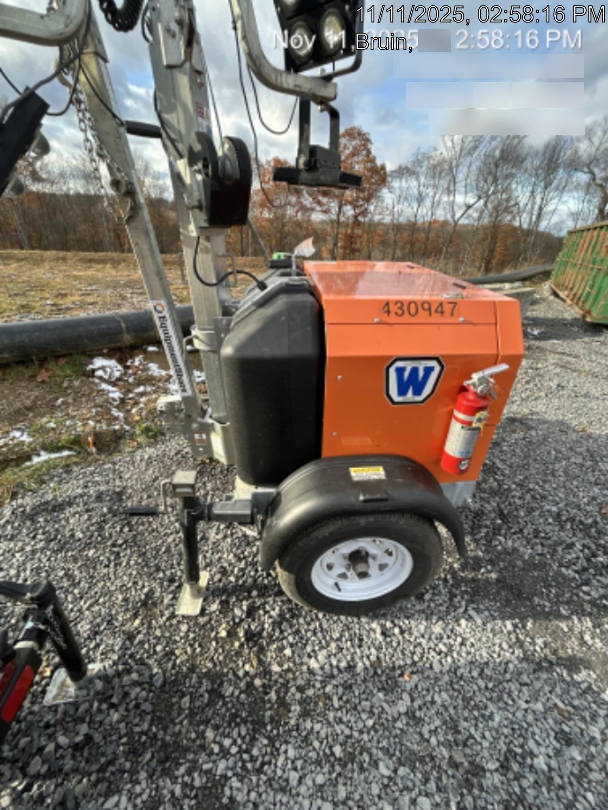 2024 Wanco WLTT-4MM4K Diesel, Deep Sea Controller, Shore Power Plug, Auto Start, (4) 350W LED Floodlights, 4kW Generator, 60 Gal Fuel Tank, 2" Ball, T3