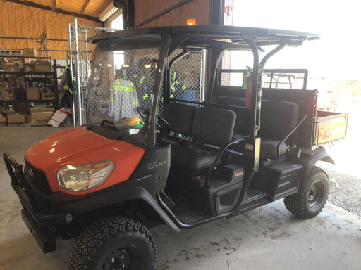 Kubota RTV-X1140W-H Canopy, 4-Seater, Diesel, Windshield Acrylic Clear, Strobe Light, Backup Alarm