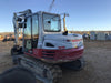 2019 Takeuchi TB290 Cab/Heat/AC Rubber tracks, Dozer blade, Travel alarm, Auxiliary hydraulics w/Manual QC, Hydraulic thumb, 18", 24", and 36" Buckets