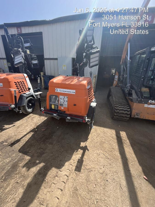 2023 Generac MLT2 Diesel, Flex Switch 120V Input, Powerzone Controller, 
(4) 320W LED Lights, 4kW Generator, 39.9 Gal Fuel Tank, 2" Ball, T3