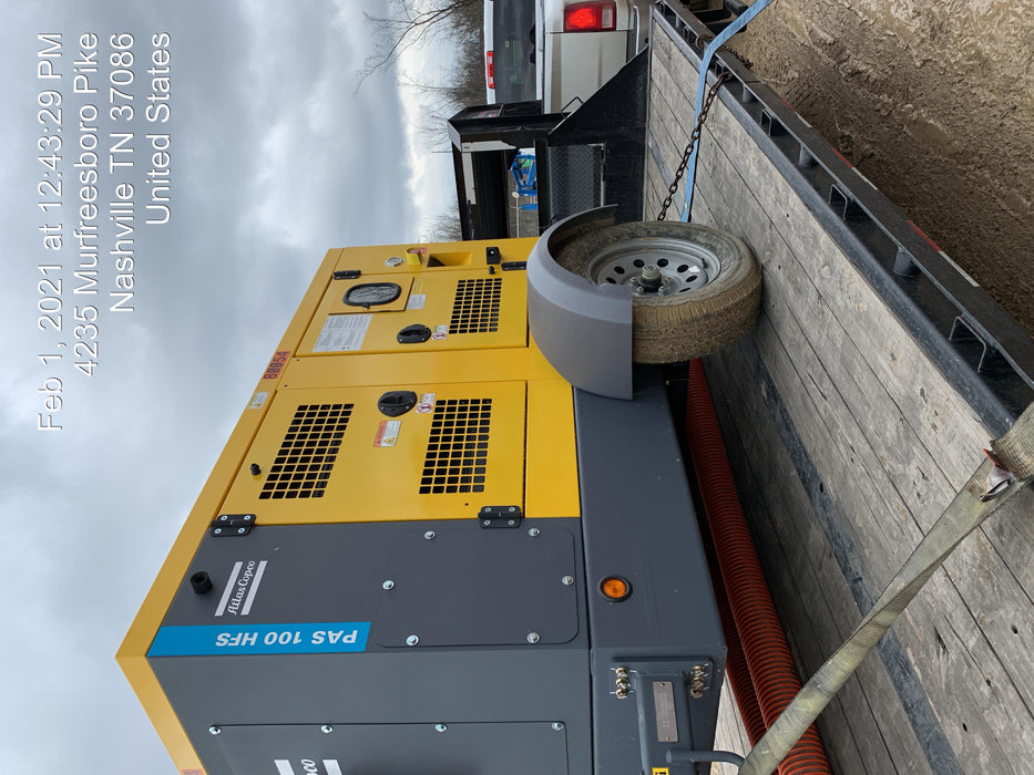 2020 ATLAS COPCO PAS 100 HF CS Enclosed