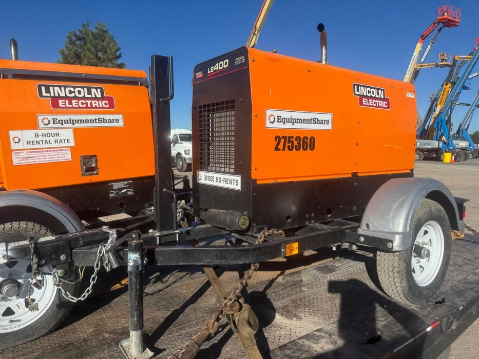 2022 Lincoln Electric LE400 Kubota V1505, Trlr, Cable Rack, Light Kit, ES Decals, T3