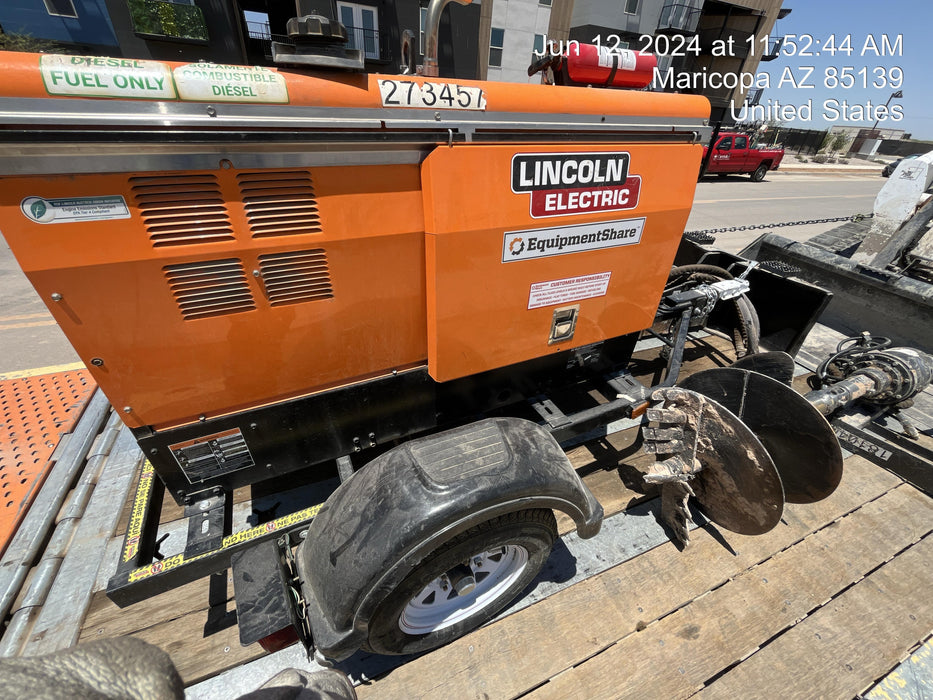 2022 Lincoln Electric LE400 Kubota V1505, Trlr, Cable Rack, Light Kit, ES Decals, T3