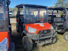 2021 Kubota RTV-X1140W-H Plastic Canopy, Windshield Acrylic Clear, LED Strobe Light, Wire Harness Kit, Back up Alarm