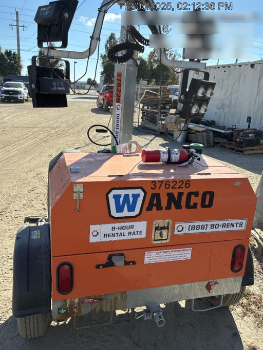 2023 Wanco WLTT-4MM4K Diesel, Deep Sea Controller, Shore Power Plug, Auto Start, (4) 350W LED Floodlights, 4kW Generator, 60 Gal Fuel Tank, 2" Ball, T3