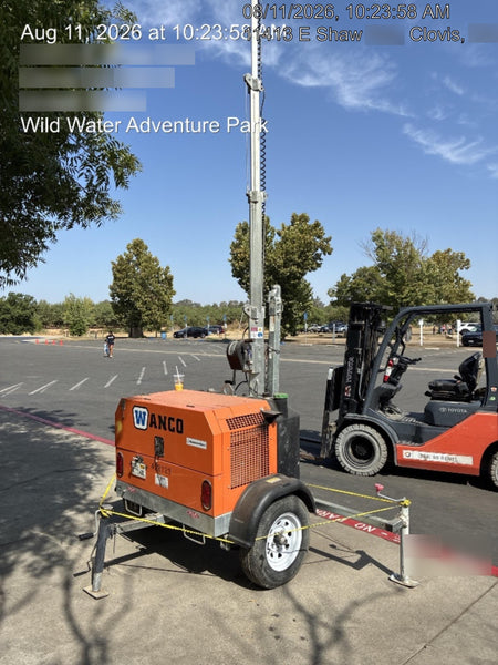 2024 Wanco WLTT-4MM4K Diesel, Deep Sea Controller, Shore Power Plug, Auto Start, (4) 350W LED Floodlights, 4kW Generator, 60 Gal Fuel Tank, 2" Ball, T3