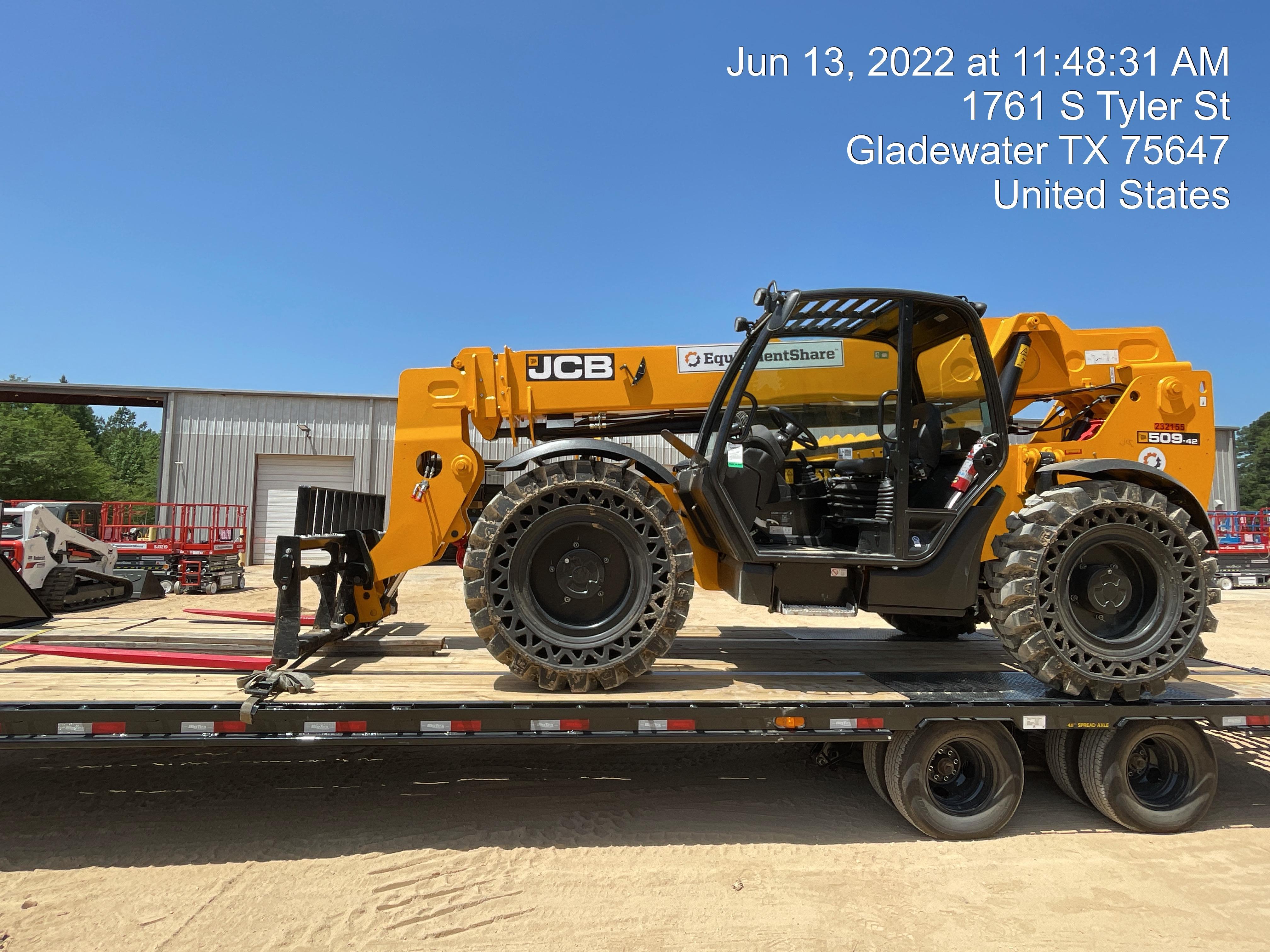 2022 JCB 509-42 74Hp Dsl, Canopy, Sld Tires, LED WL, Bcn, L Hook, EST