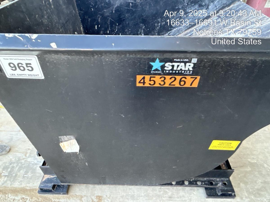 2024 STAR INDUSTRIES M-1820 - Self-Dump Hopper