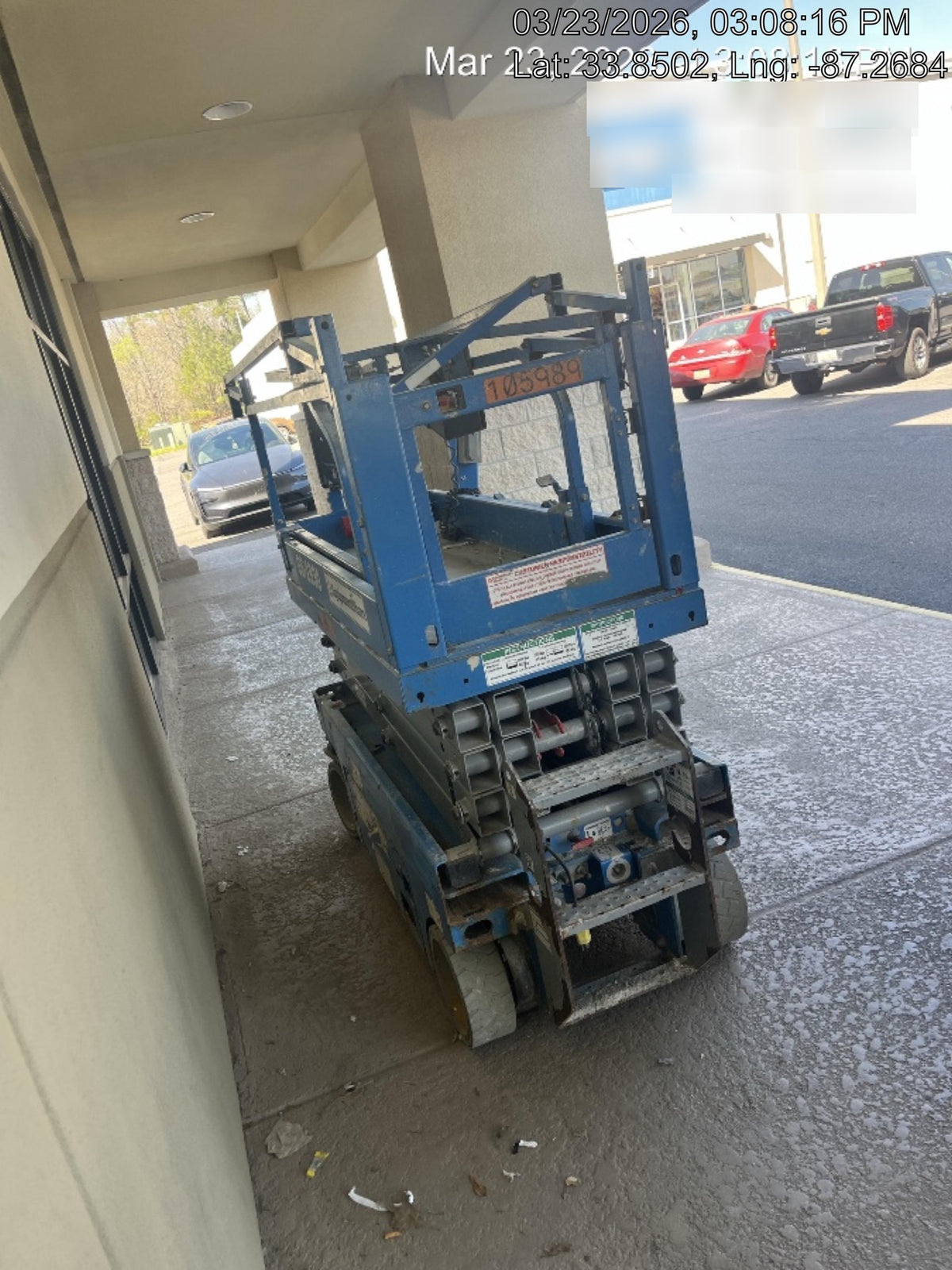 2020 Genie GS-1930 Solid Non Marking Tires, Beacon, Folding rails with half height swing gate