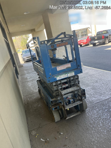 2020 Genie GS-1930 Solid Non Marking Tires, Beacon, Folding rails with half height swing gate