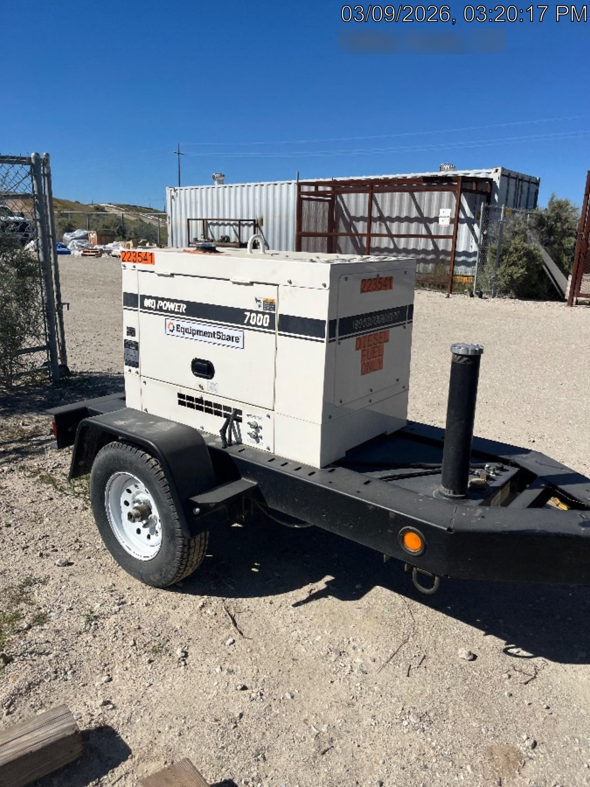 2022 Multiquip DA7000SSA3 Kubota Diesel, Trailer Mounted Package