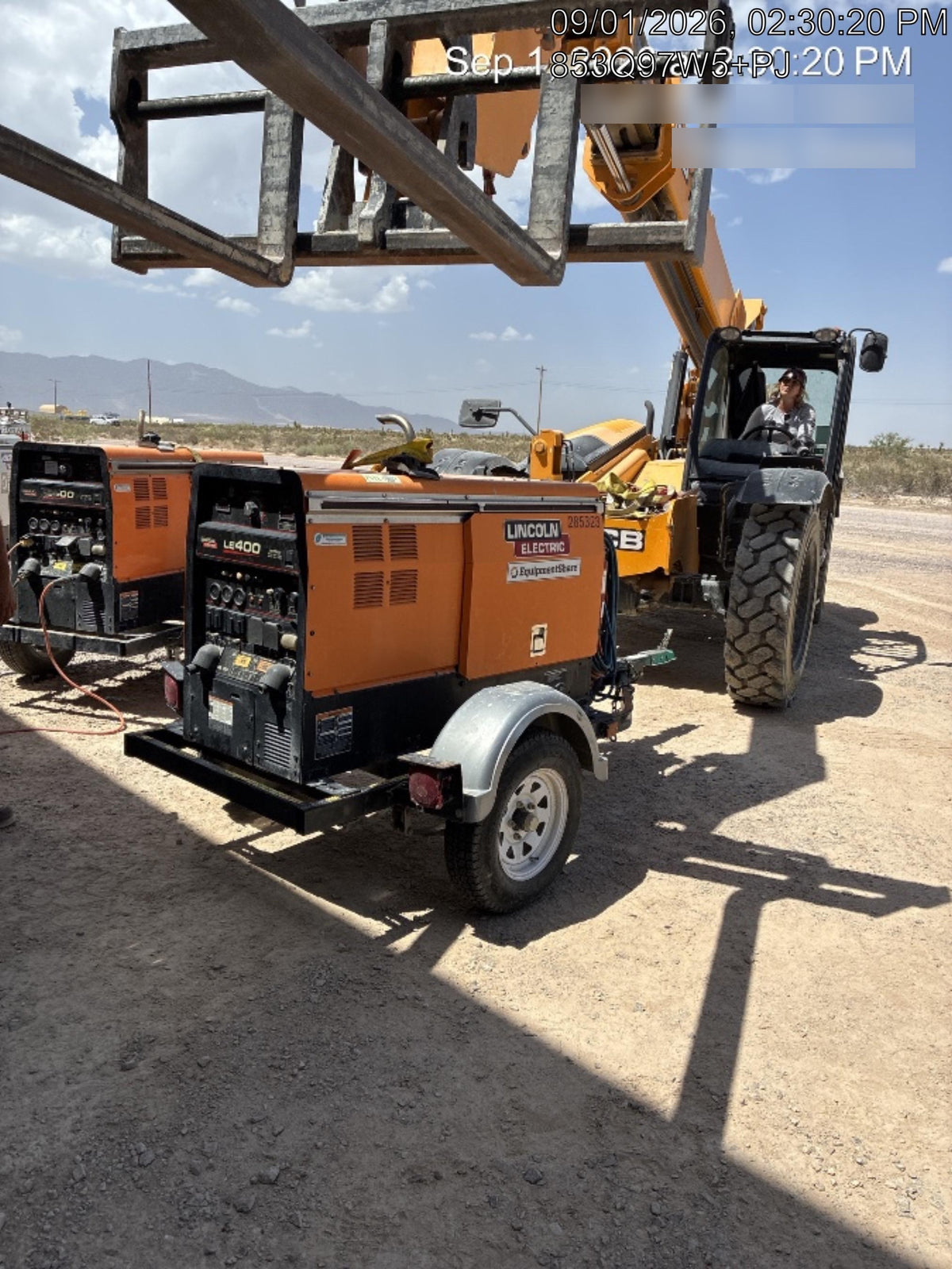 2022 Lincoln Electric LE400 Kubota V1505, Trlr, Cable Rack, Light Kit, ES Decals, T3
