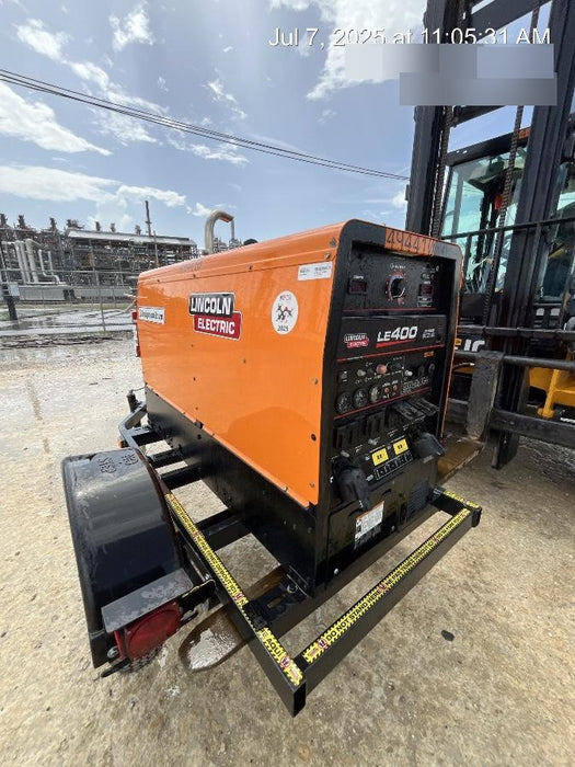 2025 Lincoln Electric LE400 Diesel, Kubota V1505, 22 HP, Trlr, Cable Rack, Light Kit, ES Decals, T3