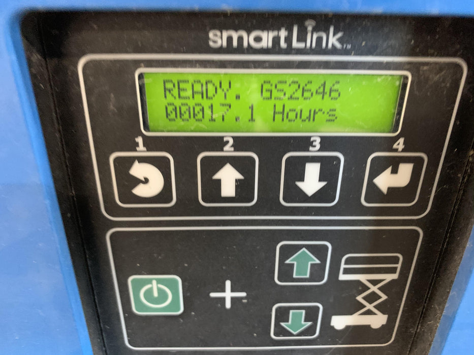 2019 Genie GS-2646 folding rails with full height swing gate