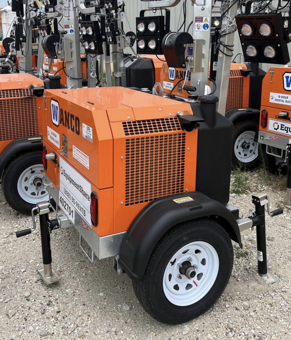2024 Wanco WLTT-4MM4K Diesel, Deep Sea Controller, Shore Power Plug, Auto Start, (4) 350W LED Floodlights, 4kW Generator, 60 Gal Fuel Tank, 2" Ball, T3
