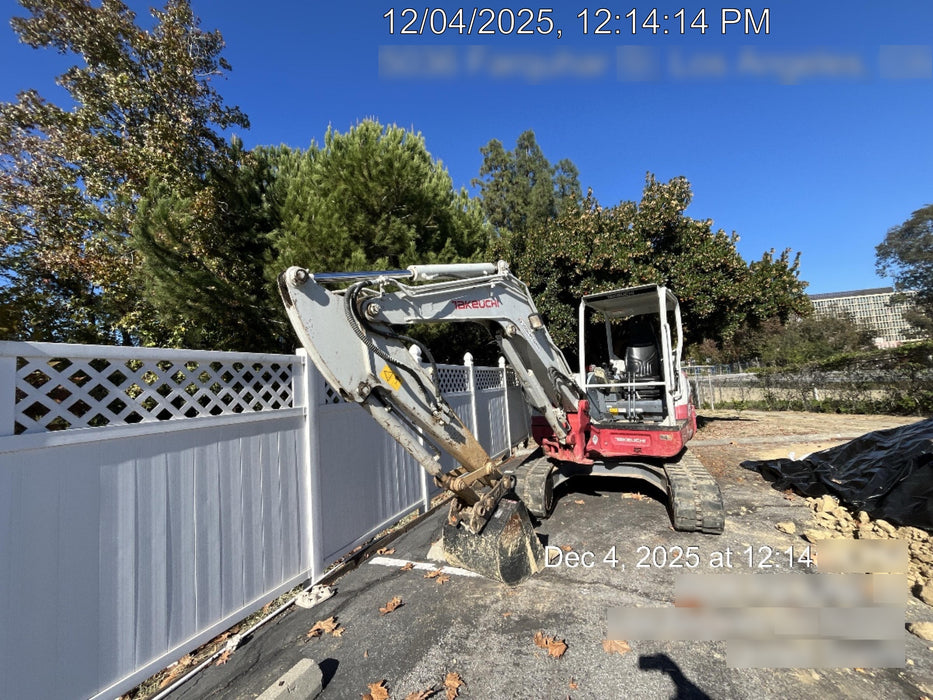 2019 Takeuchi TB260 Canopy, Standard Blade, Auxiliary hydraulics Manual QC, Hydraulic thumb, 12" ,18", 24" Bucket