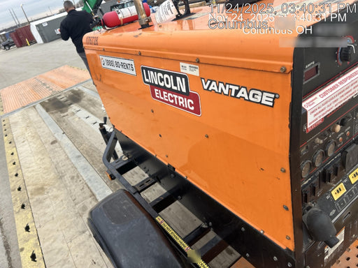2021 Lincoln Electric Vantage 322 Vantage 322 Ready Pak 3 w/ Decals, ORANGE (includes trailer, cable rack, fender light kit) NO Telematics