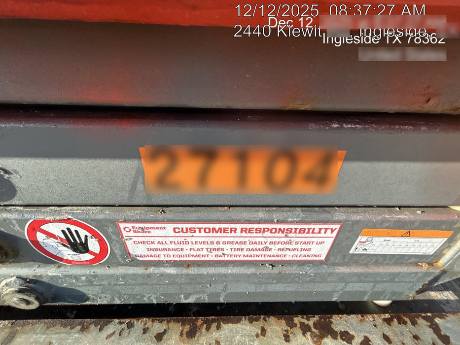 2019 Skyjack SJIII-3219 Standard Options