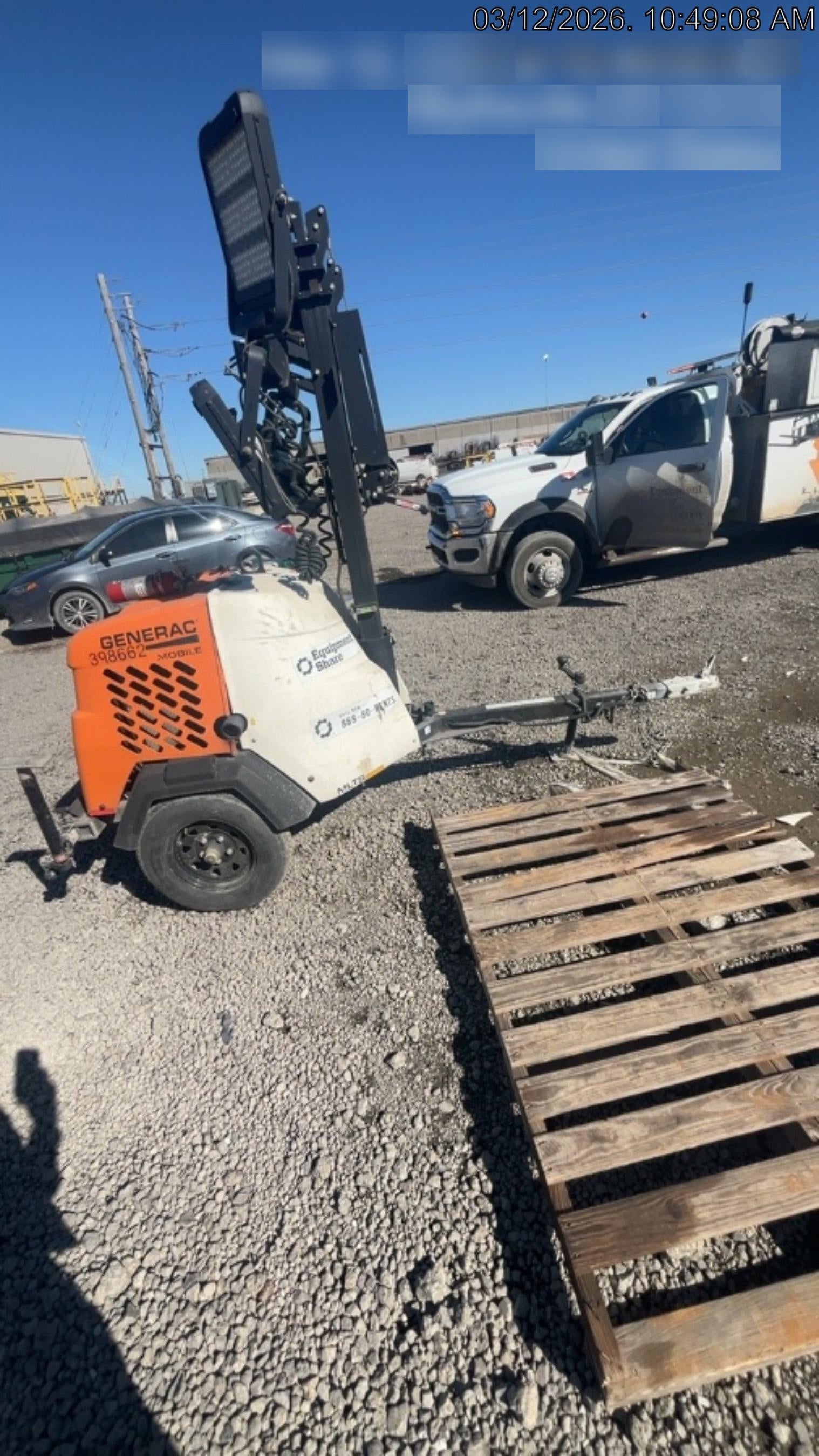 2024 Generac MLT2 Diesel, Flex Switch 120V Input, Powerzone Controller, 
(4) 320W LED Lights, 4kW Generator, 39.9 Gal Fuel Tank, 2" Ball, T3
