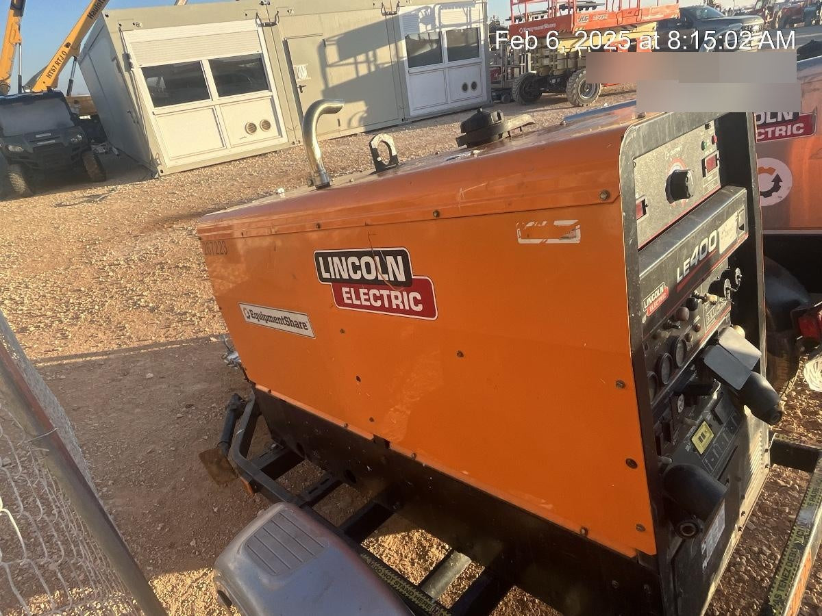 2022 Lincoln Electric LE400 Kubota V1505, Trlr, Cable Rack, Light Kit, ES Decals, T3