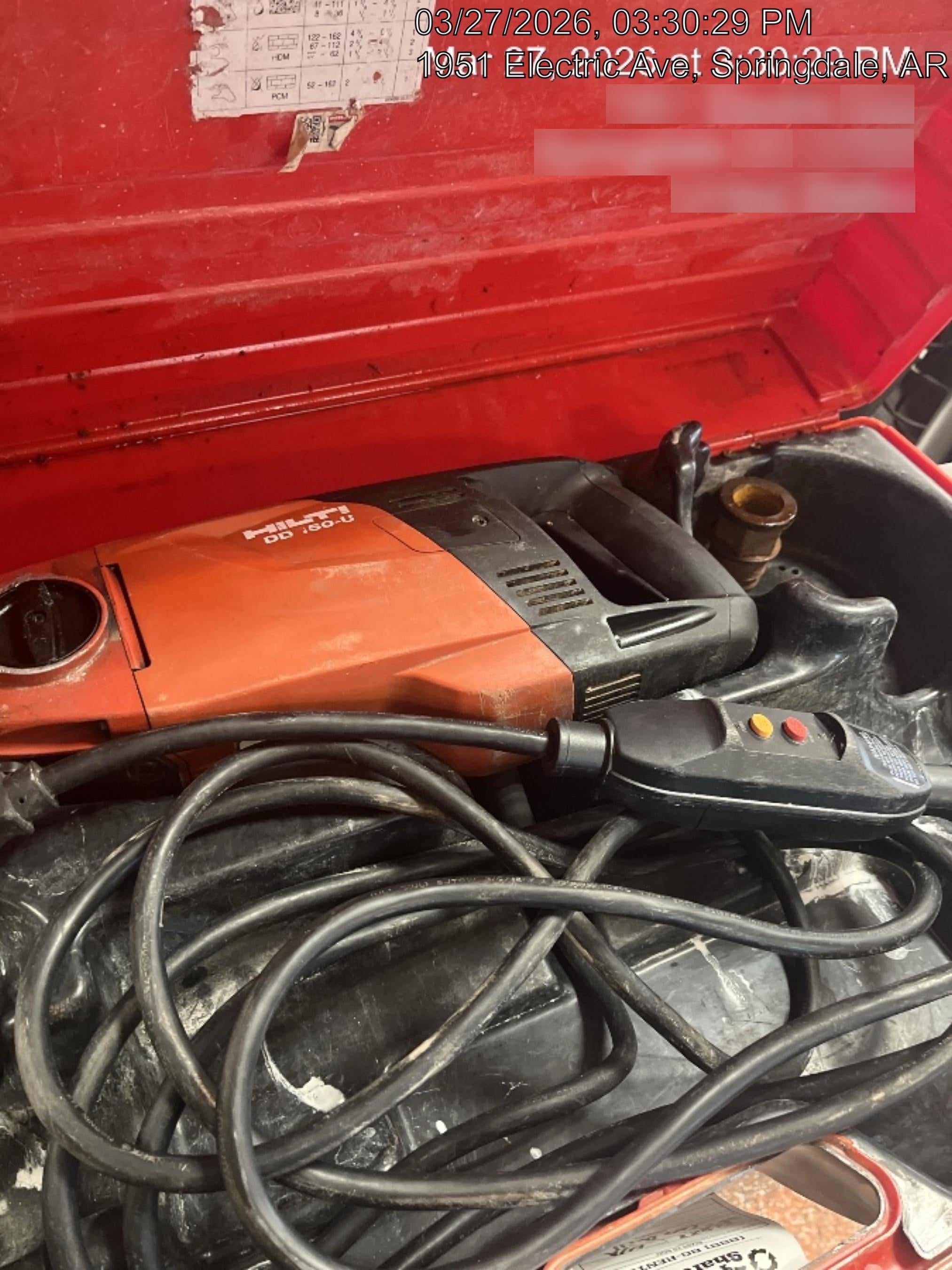 2019 HILTI DD150U