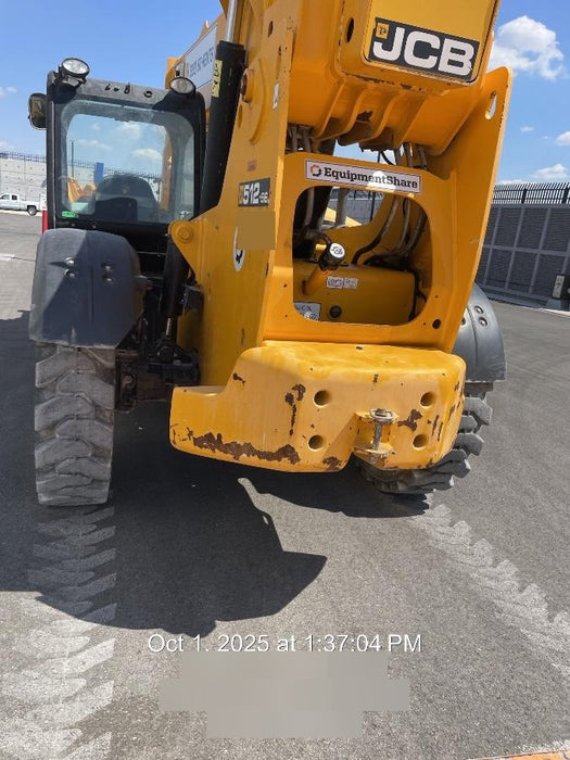 2020 JCB 512-56 Canopy, 74Hp, Solid Tires, Work Lights, Beacon, Aux Hydraulics, Back up Alarm, Lifting Eye, ES Decals