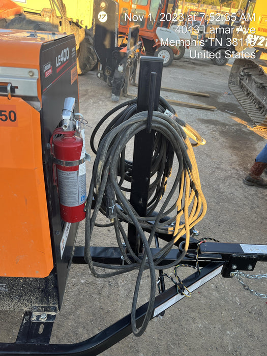 2022 Lincoln Electric LE400 Kubota V1505, Trlr, Cable Rack, Light Kit, ES Decals, T3