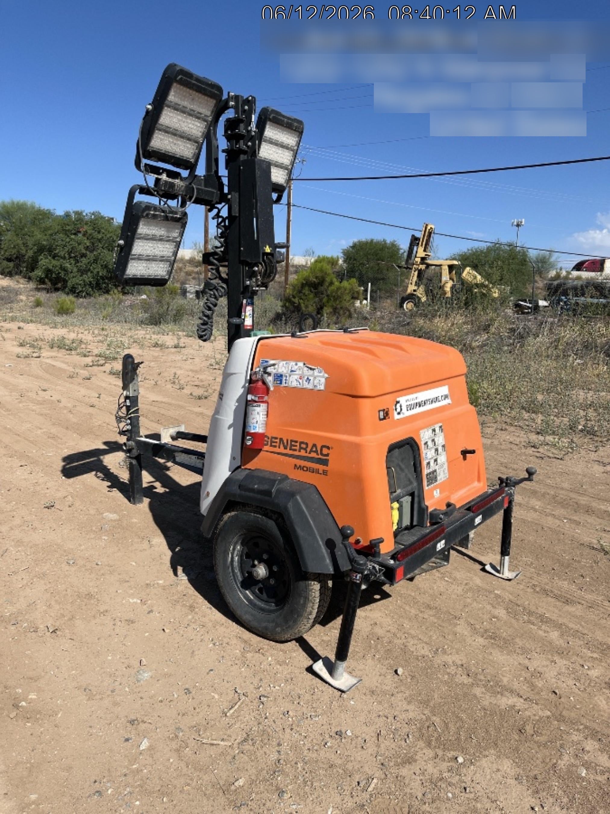 2024 Generac MLT2 Diesel, Flex Switch 120V Input, Powerzone Controller, 
(4) 320W LED Lights, 4kW Generator, 39.9 Gal Fuel Tank, 2" Ball, T3