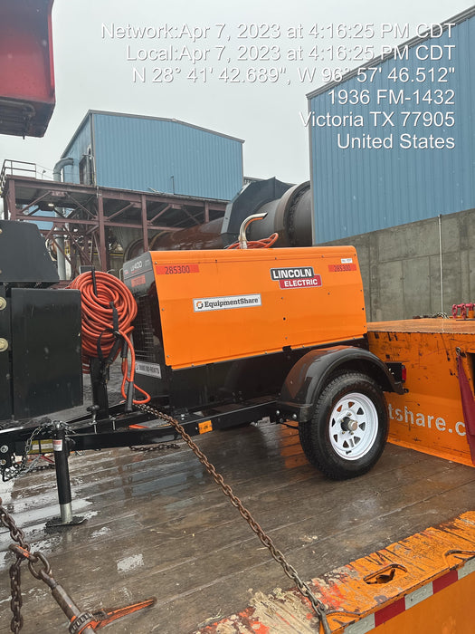 2022 Lincoln Electric LE400 Kubota V1505, Trlr, Cable Rack, Light Kit, ES Decals, T3