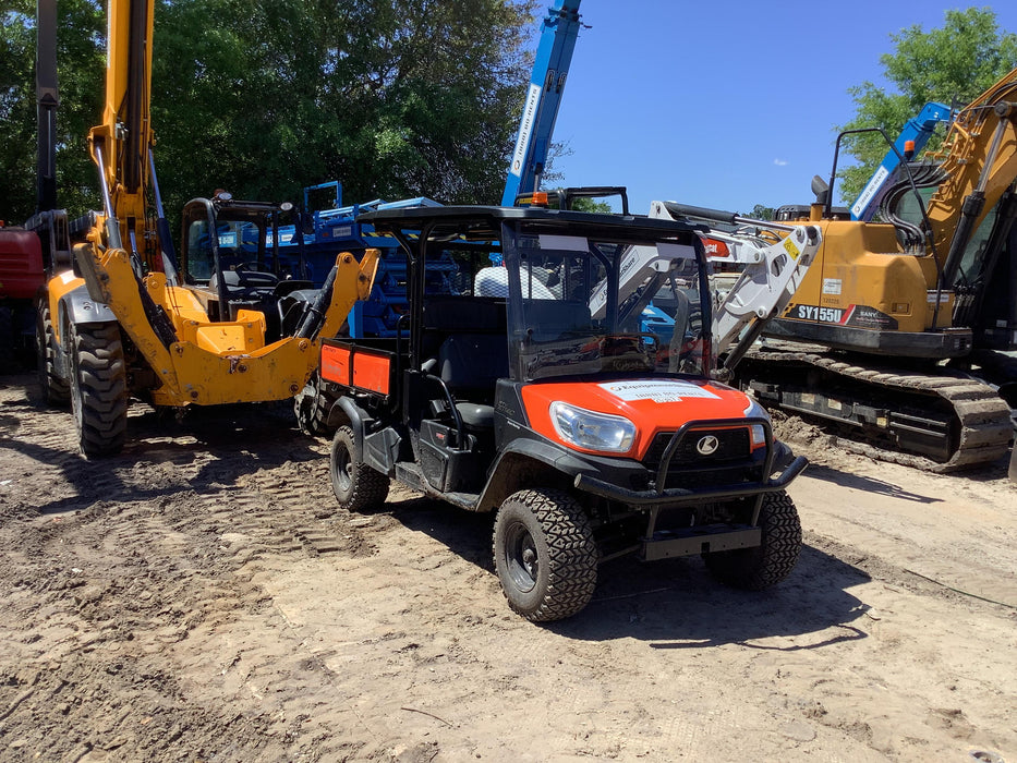 2022 Kubota RTV-X1140W-H Plastic Canopy, Windshield Acrylic Clear, LED Strobe Light, Wire Harness Kit, Back up Alarm
