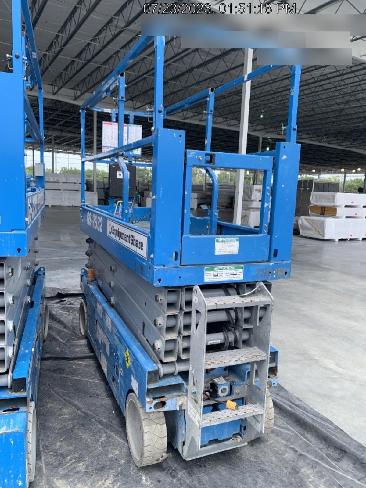 2019 Genie GS-2632 Folding Rails, Swing Gate, EE Rated