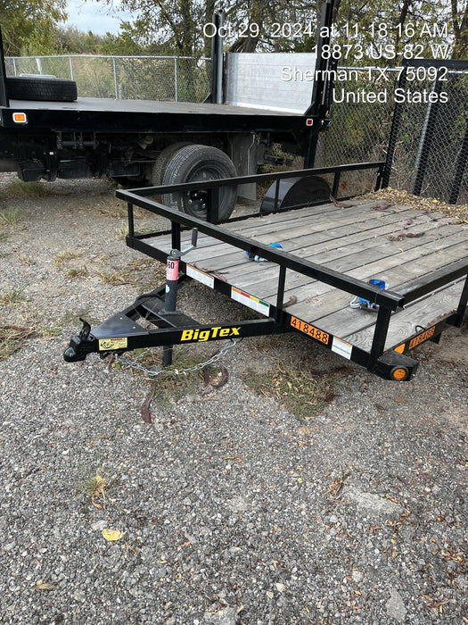 2024 BIG TEX TRAILER 35SA-10 BK4RG