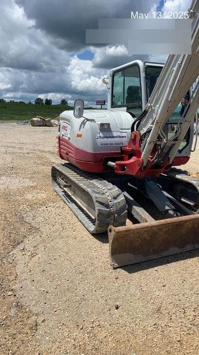 2019 Takeuchi TB290 Takeuchi TB290 Cab/Heat/AC w/Rubber Tracks, Auxiliary Hydraulics, Dozer Blade, Manual QC, 18/24/36" Buckets, Hydraulic Thumb Installed