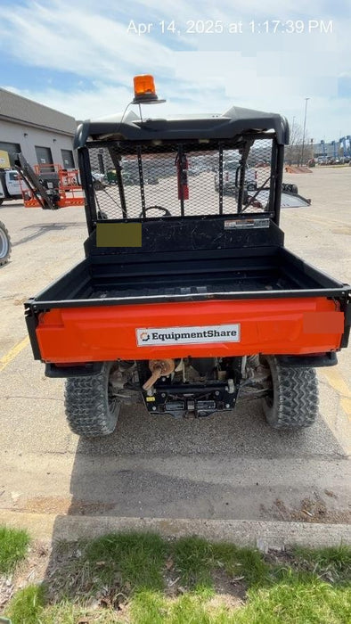 2019 Kubota RTV-XG850WL-H 4wd Utility Cart, Gas, 2 Seat, LED Strobe, Windshield Tempered Glass, Plastic Canopy, Wire Harness Kit, Backup Alarm