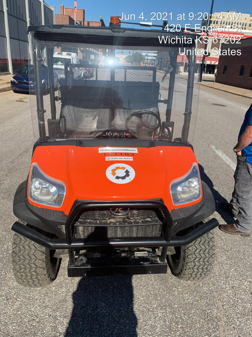 2021 Kubota RTV-X1140W-H Plastic Canopy, Windshield Acrylic Clear, LED Strobe Light, Wire Harness Kit, Back up Alarm