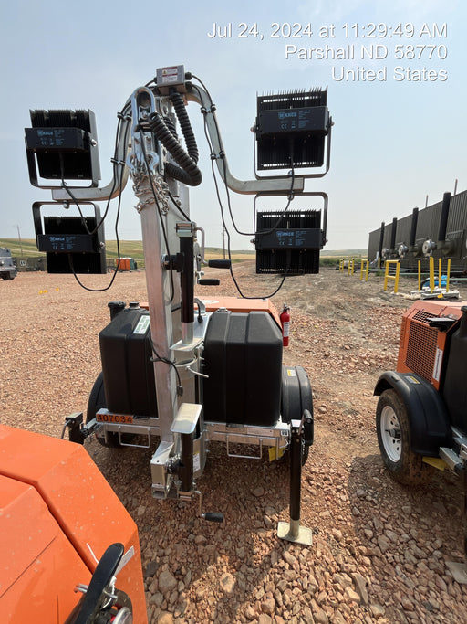 2024 Wanco WLTT-4MM4K Diesel, Deep Sea Controller, Shore Power Plug, Auto Start, (4) 350W LED Floodlights, 4kW Generator, 60 Gal Fuel Tank, 2" Ball, T3