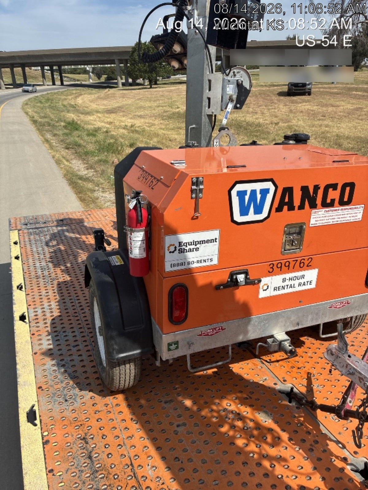 2024 Wanco WLTT-4MM4K Diesel, Deep Sea Controller, Shore Power Plug, Auto Start, (4) 350W LED Floodlights, 4kW Generator, 60 Gal Fuel Tank, 2" Ball, T3