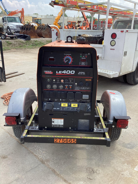 2022 Lincoln Electric LE400 Kubota V1505, Trlr, Cable Rack, Light Kit, ES Decals, T3