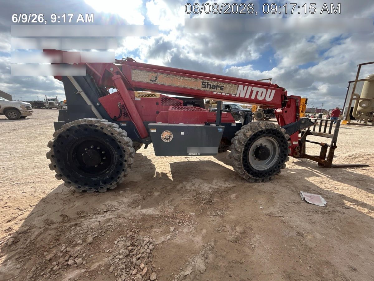 2018 Manitou MTA10055 Manitou MTA10055 - Canopy, Worklights, Beacon, 66" Carriage, 60" Forks, Solid Tires, Aux Hydraulics