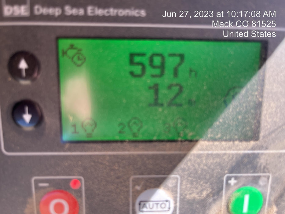 2022 Allmand NLV3GR (4) LED Light Fixture 350W, 23' Vertical Mast, 3kW Prime, Towable, ES Decals, T3