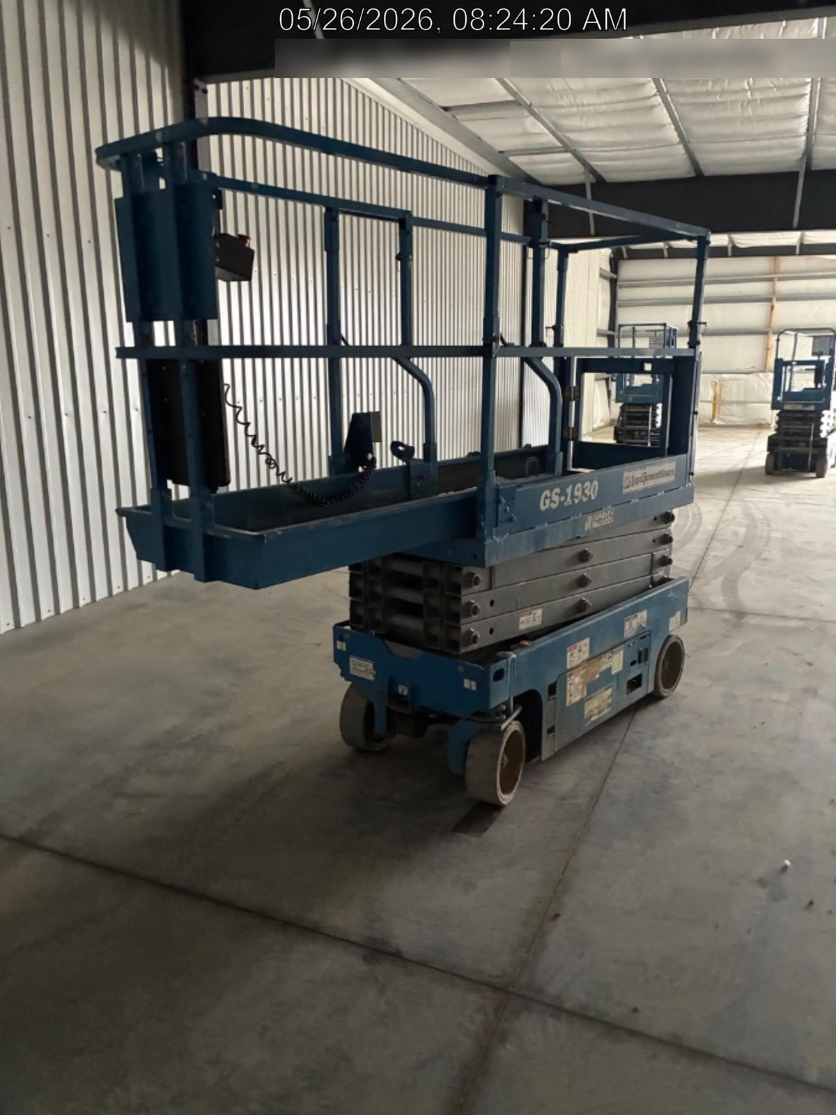 2020 Genie GS-1930 Solid Non Marking Tires, Beacon, Folding rails with half height swing gate, 800W Inverter