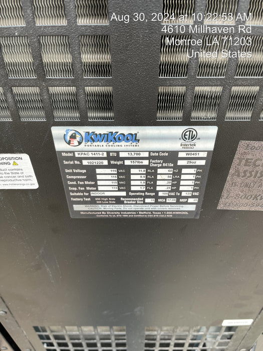 2023 KWIKOOL KPAC1411-2